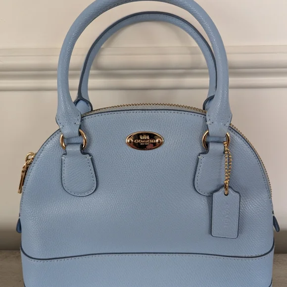 Coach Light Blue Satchel - Picture 2 of 7
